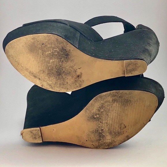 Steve Madden black Xternal wedge - Picture 6 of 7